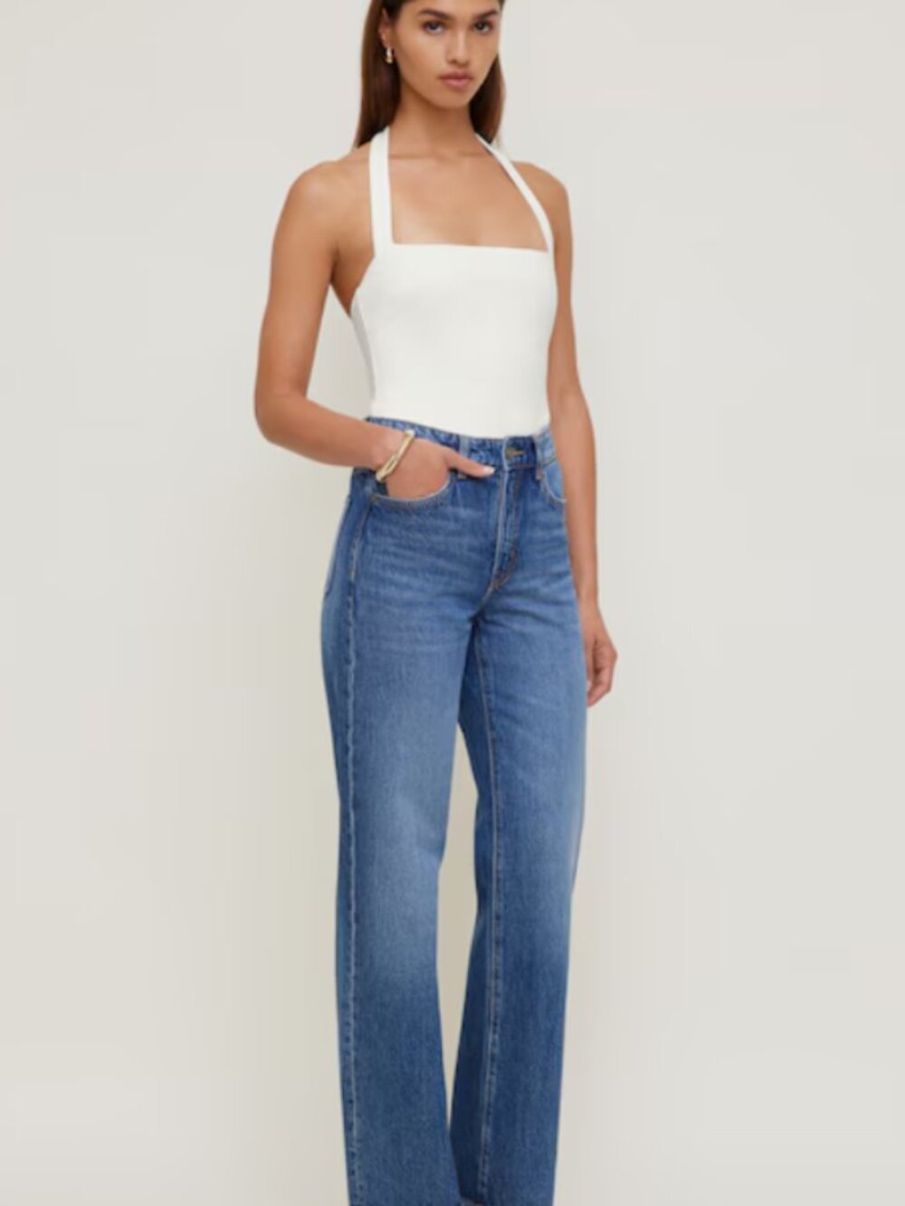 Dynamite Heidi High Rise Wide Leg Jeans - Size 8
